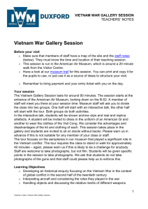 Vietnam War Gallery Session