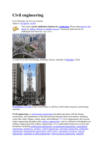 Civil engineering - Wikipedia, the free encyclopedia