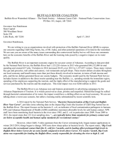 Buffalo River Coalition Letter to Gov. Hutchinson