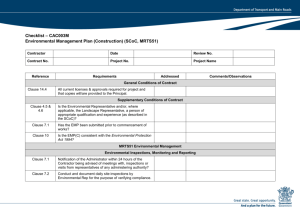 CAC003M - Environmental Management Plan (Construction) (SCoC