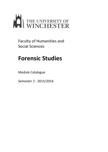 Forensic Studies