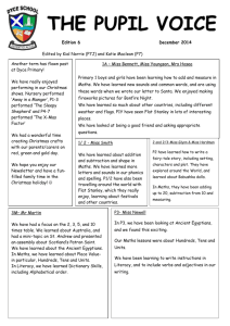 Pupil Council Newsletter – Edition 6