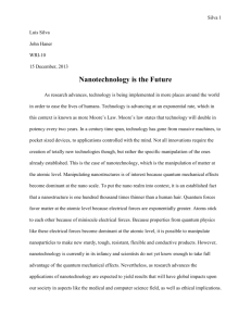 Nanotechnology Final Essay
