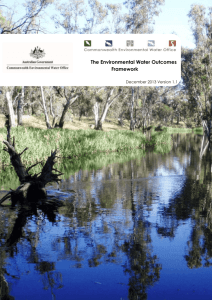Environmental Water Outcomes Framework