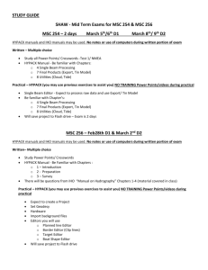 STUDY GUIDE SHAW - Mid Term Exams for MSC 254