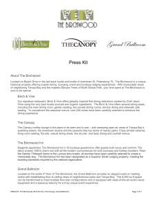 The Birchwood Press Kit 042114