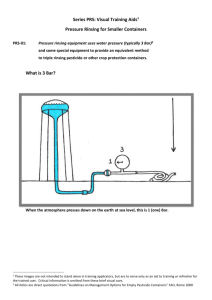 PRS-02: Sufficient water pressure for rinsing