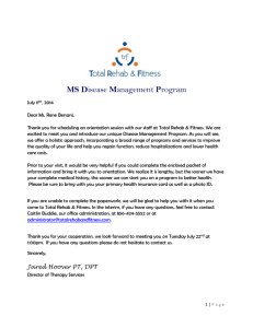 MS Disease Management Program
