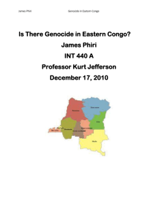 Is There Genocide in Eastern Congo?