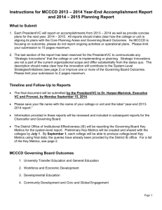 Instructions and Submission Forms MCCCD Year