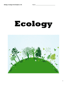 Ecological Succession - Ms. Sandy`s Science Classes