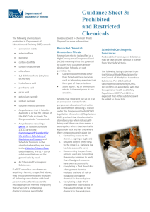 Guidance sheet 3: Prohibited and Restricted Chemicals (docx