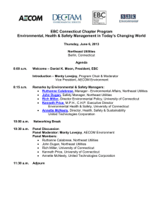 Final Agenda - Environmental Business Council of New England, Inc.