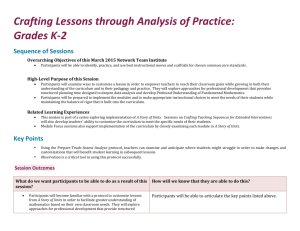 Crafting Lessons Through Analysis of Practice Grades
