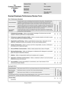 Updated 2015 Performance Evaluation B