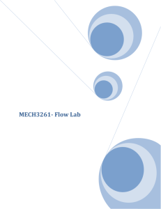 MECH3261- Flow Lab