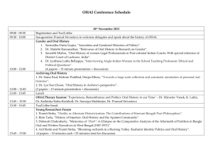 OHAI Conference Schedule