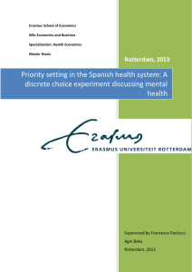 Priority setting in the Spanish health system