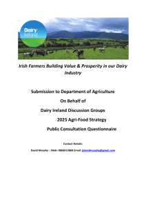 Dairy Ireland Discussion Groups 2025 submission