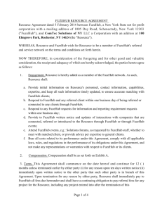 Page 1 of 4 FUZEHUB RESOURCE AGREEMENT Resource
