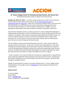 partnership with Accion East