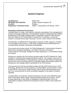 Systems Engineer - Lockheed Martin