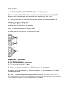 P5510 Homework 13 RSE, Dep, and PANAS Correlations