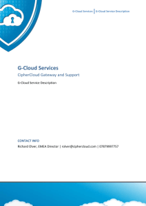 G-Cloud Services
