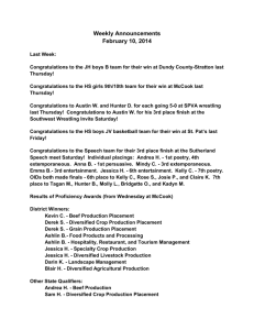 2/10/14 Weekly Announcements