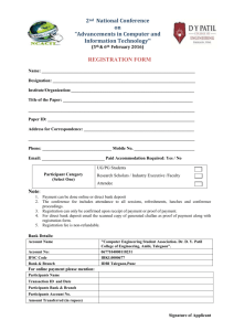 Registration Form - ncacit-2016