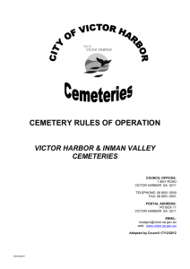 Cemetery Fees & Charges (2001-02)