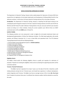 Expression of Interest Details---IT Plan dated 09.10. 2015