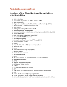 Participating organizations Members of the Global