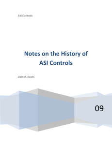 Notes on the History of ASI Controls