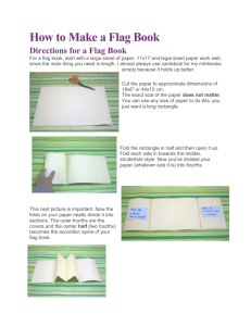How to Make a Flag Book