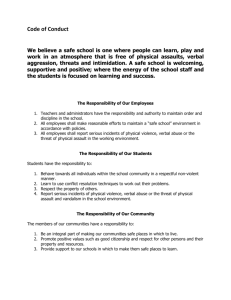 Code of Conduct - Sunrise School Division