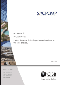 Project profile report