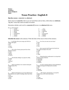 Nouns Practice