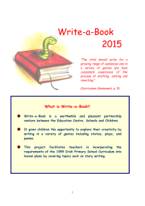 Write-a-Book - Dublin West Education Centre