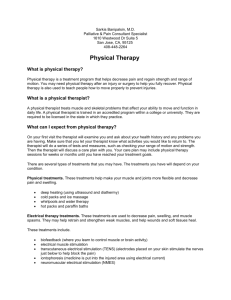 Physical Therapy - Sarkis Banipalsin, MD