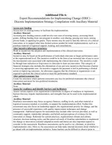 Additional file 6 - Implementation Science