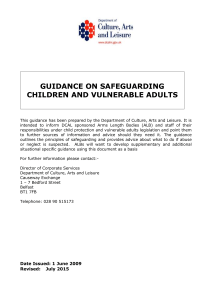 DCAL guidance on safeguarding children and vulnerable adults.doc