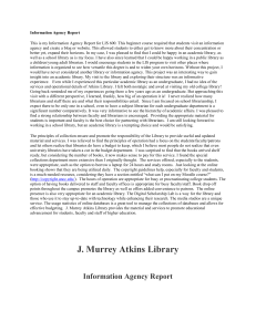 Information Agency Report
