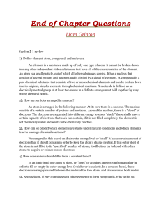 End of Chapter Questions 1