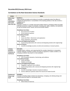 Correlations to the Next-Generation Science Standards (NGSS)