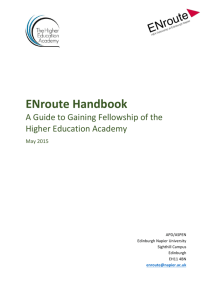 A Guide to Gaining Fellowship of the Higher