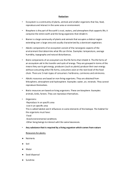 Similarities and Difference Between Aquatic & Terrestrial