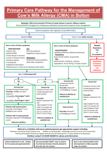 Primary Care Pathway for the Management of Cow