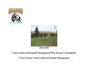 5 Year Energy Conservation & Demand