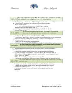 ELL EC Collaboration Guidelines